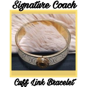 Coach Signature Cuff Bracelet